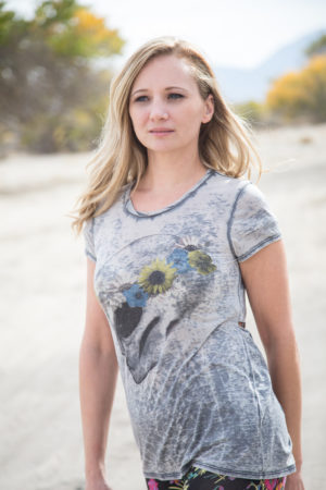 Twist Back Burnout Tee